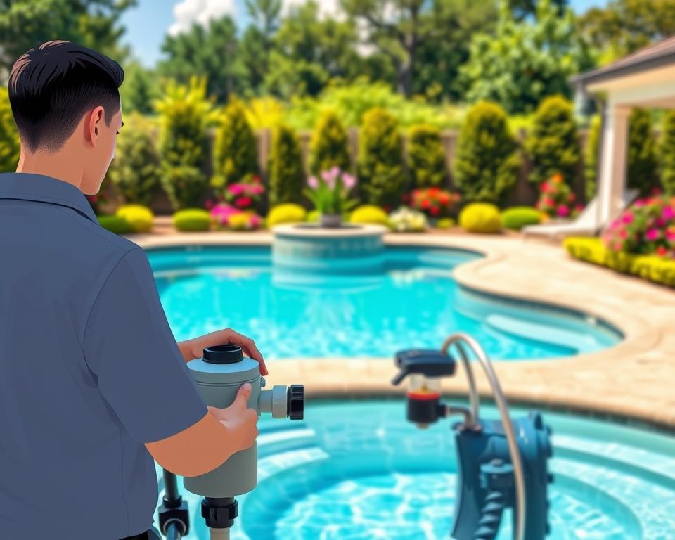 pool cleaning Spring